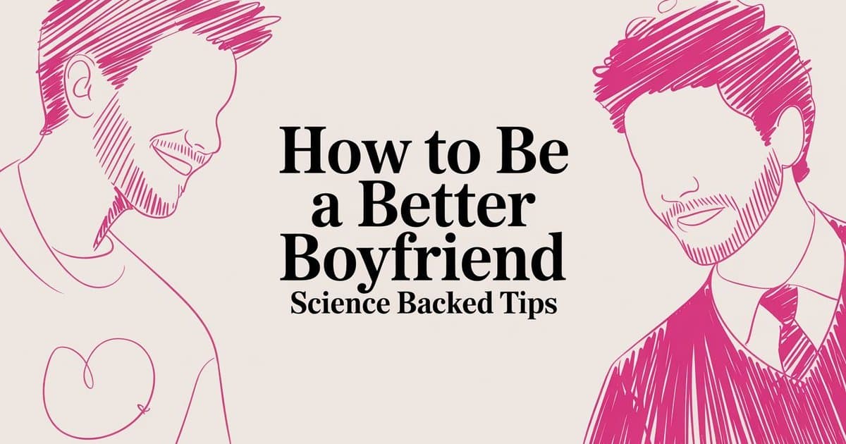How To Be A Better Boyfriend