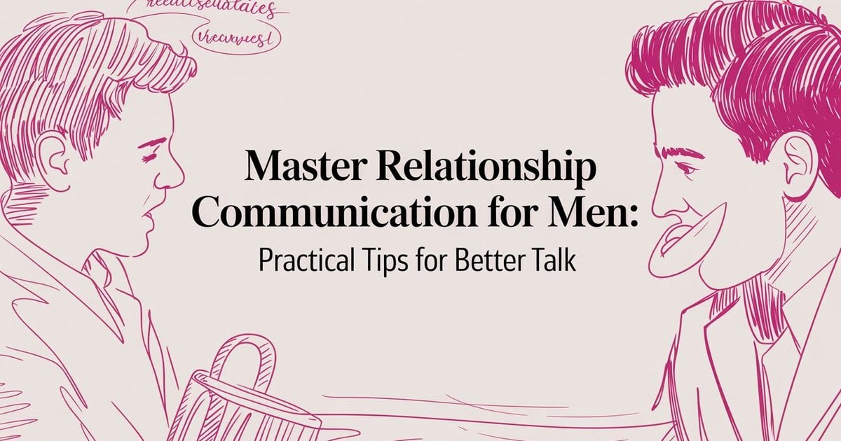 Relationship Communication For Men