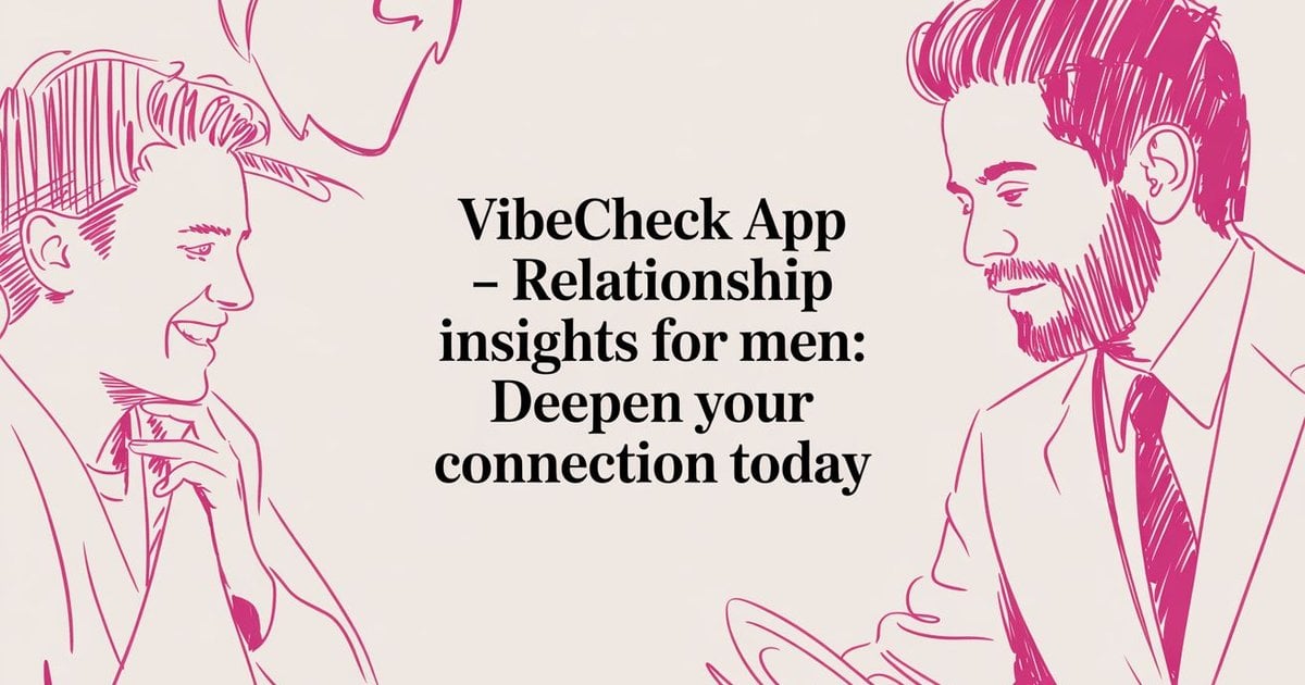Vibe Check App Relationship Insights For Men