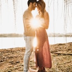 Happy couple Marcus T. & Sarah